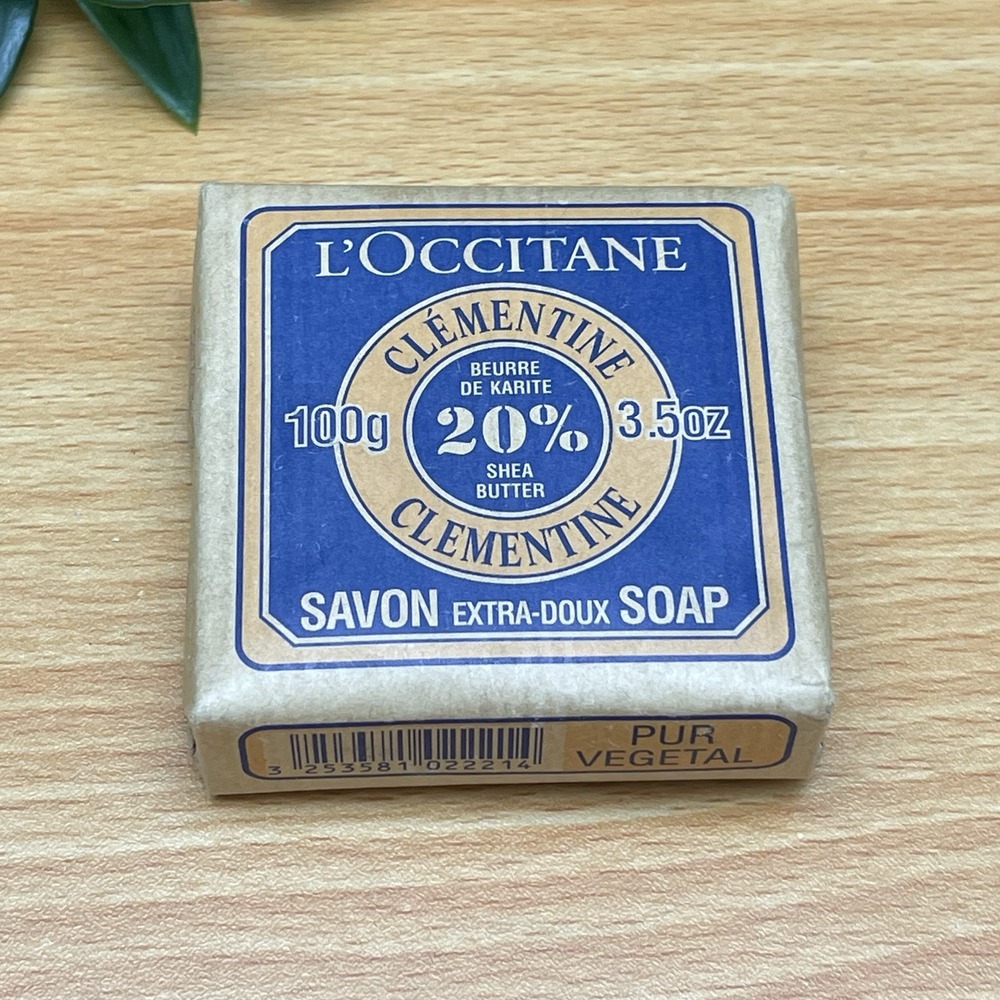Vintage L'Occitane Clementine Shes Butter Soap 100g 3.5oz Discontinued Rare NIP